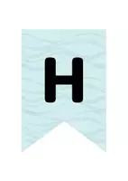 Vorschau - Bildkarten - Wimpelkette blau "Herzlich Willkommen" - Seite 2