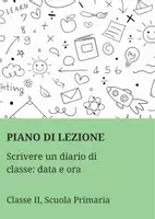 anteprima - Piani di lezione - Scrivere un diario di classe: data e ora - Pagina di copertina