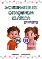 Vista previa - Hojas de trabajo - ACTIVIDADES CONCIENCIA SILÁBICA 2ª PARTE - página 1