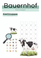 Vorschau - Fördermaterial/Inklusion - Klettmappen Lesen - Bauernhof - Deckblatt