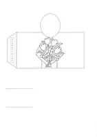 Vorschau - Mal- und Bastelvorlagen - Bastelvorlage "Kantenhocker mit Blumenstrauß" - Seite 2