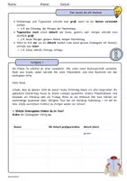 Vorschau - Arbeitsblätter - Groß- und Kleinschreibung– So schreibst du Tageszeiten und Wochentage richtig (inkl. Musterlösung) - Seite 1