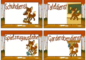 Vorschau - Bildkarten - Klassendienste Fuchsklasse #Klassentier - Seite 3