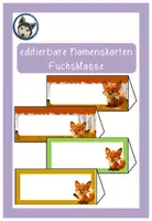 Vorschau - Arbeitsblätter - XXL Materialpaket Fuchsklasse - Seite 1