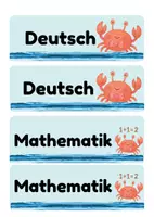 Vorschau - Bildkarten - Krabbenklasse Tagestransparenz Stundenplan Krabben - Seite 2