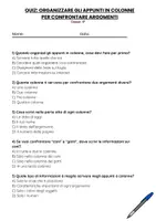 anteprima - Quiz - Ascolto e comprensione orale (quiz) - Pagina 1
