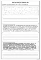 Vorschau - Arbeitsblätter - Understanding Narrative Perspectives (Creative Exercises) - Seite 2