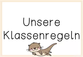 Vorschau - Anderer Materialtyp - Klassenregeln für deine Otterklasse - Seite 1