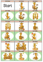 Vorschau - Spiele - Bild-Lesespiel Giraffe Giraffenklasse - Seite 2