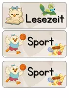 Vorschau - Anderer Materialtyp - Tagestransparenz Eulenklasse Stundenplan - Seite 2