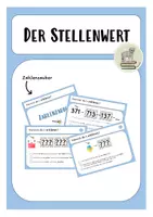 Vorschau - Stationenlernen - Der Stellenwert_Zahlenzauber - Deckblatt