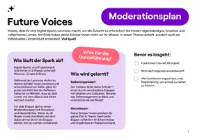 Vorschau - Stundenentwürfe - Digital Sparks "Future Voices" - projektbasierte Lernreise - Seite 2