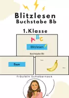 Vorschau - Präsentationen/Tafelbilder - Blitzlesen Klasse 1: Buchstabe B - Deckblatt