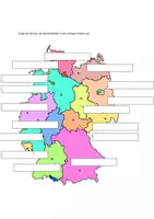 Vorschau - Arbeitsblätter - Deutschland - die Bundesländer und ihre Hauptstädte - Seite 1