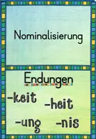 Vorschau - Arbeitsblätter - Aus Verben und Adjektiven werden Nomen - Übungsheft und Merkplakate - Seite 2