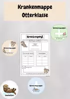 Vorschau - Anderer Materialtyp - Krankenmappe Otterklasse - Krankenpost - Deckblatt