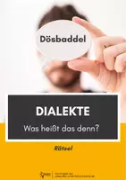 Vorschau - Arbeitsblätter - Dialekte: Was heißt das? Rätsel - Deckblatt