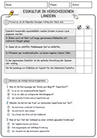 Vorschau - Arbeitsblätter - Esskultur in verschiedenen Ländern Arbeitsblätter mit Fragen + Lösungen Lesetext - Seite 2