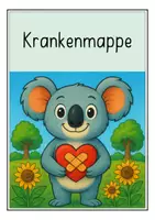 Vorschau - Arbeitsblätter - Koalaklasse - Krankenmappe (Schulstart) - Seite 1