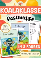 Vorschau - Poster - Koalaklasse - Postmappe (Schulstart) - Deckblatt
