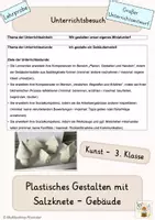 Vorschau - Stundenentwürfe - Lehrprobe / Unterrichtsbesuch - Plastisches Gestalten, Gebäude - Deckblatt