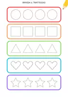anteprima - Esercizi - Schede di Pregrafismo per la Scuola dell'Infanzia! - Pagina 3