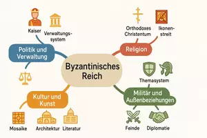 Vorschau - Arbeitsblätter - Arbeitsblätter zum Thema "Byzantinisches Reich" + Lösung & MP3 + Mindmap + Infografik - Seite 3