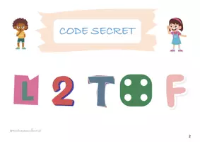 Aperçu - Apprentissages en autonomie - code secret - Page 2