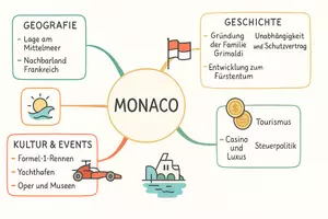 Vorschau - Arbeitsblätter - Arbeitsblätter zum Thema "Monaco" (Lückentext, Hörverstehen) + Lösung & MP3 + Mindmap - Seite 3