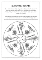Vorschau - Mal- und Bastelvorlagen - Musik Mandala - Mandala für den Musikunterricht - Seite 3