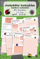 Vorschau - Arbeitsblätter - Marienkäfer beobachten - Sachthema ohne Vorkenntnisse - Deckblatt