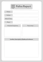 Vorschau - Arbeitsblätter - Writing a police report - Seite 2