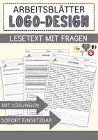 Vorschau - Arbeitsblätter - Lesematerial Berufe: Arbeitsblätter mit Fragenmix für alle Klassen (5-9) - Deckblatt