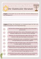 Vorschau - Arbeitsblätter - Das Judentum - Der Stammvater Abraham - Seite 2