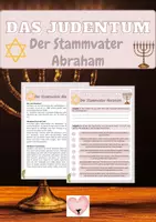 Vorschau - Arbeitsblätter - Das Judentum - Der Stammvater Abraham - Deckblatt
