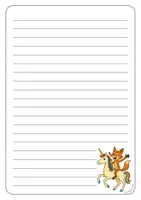 Vorschau - Arbeitsblätter - Fuchsklasse - Briefpapier - Seite 1