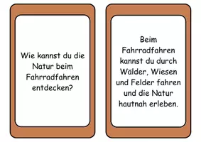 Vorschau - Spiele - Flashcards Hobbys Fragen und Antworten (Deutsch/DaF/DaZ) - Lesekarten - Seite 1