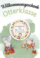 Vorschau - Mal- und Bastelvorlagen - Willkommensgeschenk Otterklasse - Deckblatt