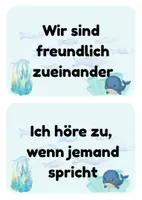 Vorschau - Bildkarten - Klassenregeln für deine Walklasse | Regeln in der Grundschule - Seite 2