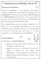 Vorschau - Arbeitsblätter - DAS BIN ICH Figur Steckbrief Klasse 1-4 - Seite 1