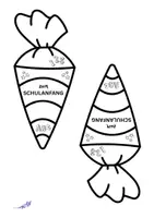 Vorschau - Anderer Materialtyp - Schultüten Vorlagen für den Schulanfang - Seite 1