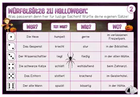 Vorschau - Spiele - Würfelsätze zum Thema Halloween - Seite 3