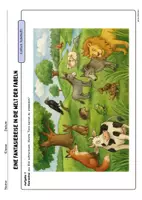 Vorschau - Arbeitsblätter - Einstieg Fabeln und Fabeln erschließen: Der Rabe und der Fuchs (inkl. Musterlösung) - Seite 1