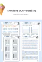 Vorschau - Unterrichtsreihen - Einmaleins Grundvorstellung - Arbeitsblätter zur 3er-Reihe - Deckblatt