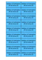 Vorschau - Arbeitsblätter - Rechenspaziergang - Addition und Subtraktion ZR 20 ohne ZÜ - Seite 2