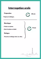 Vorschau - Klassenarbeiten - Interrogation orale - Deckblatt