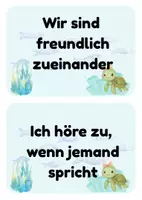 Vorschau - Bildkarten - Unsere Klassenregeln für die Schildkrötenklasse - Seite 2