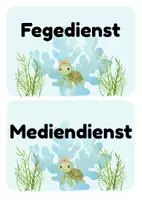 Vorschau - Bildkarten - Unsere Klassendienste für die Schildkroetenklasse - Seite 2