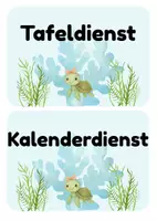 Vorschau - Bildkarten - Unsere Klassendienste für die Schildkroetenklasse - Seite 3