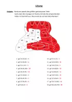 Vorschau - Arbeitsblätter - ggT und kgV - Ausmalbild - Seite 1